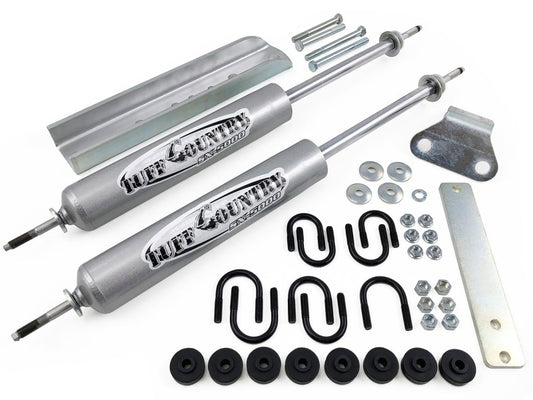 Tuff Country 66280 80-96 Ford F-250 4wd Dual Steering Stabilzer (Parallel Style)