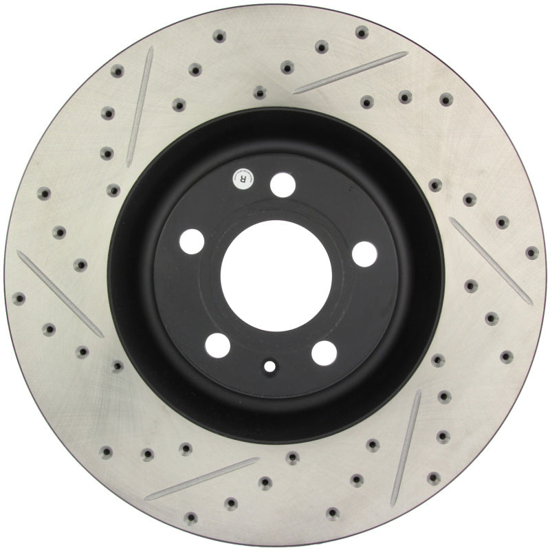 Stoptech 127.33087R StopTech Slotted & Drilled Sport Brake Rotor