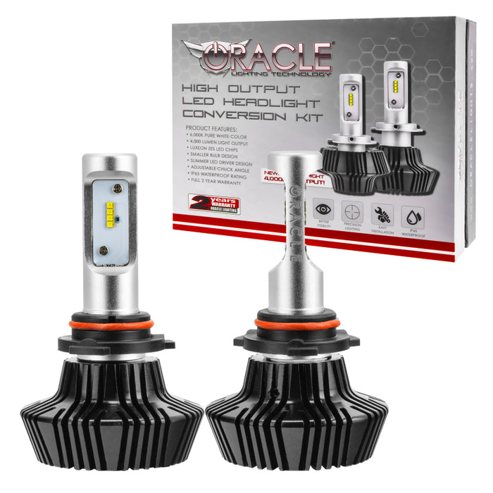ORACLE Lighting 5240-001 Oracle 9006 4000 Lumen LED Headlight Bulbs (Pair) - 6000K