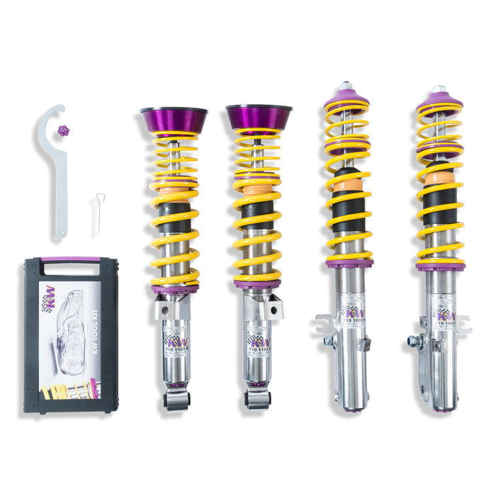 KW 35271005 Coilover Kit V3 Porsche 911 (993) Carrera 4 4S Turbo; incl. Convertible