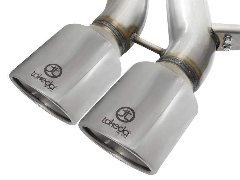 aFe 49-33083-P POWER Takeda 3in 304 SS Cat-Back Exhaust w/ Polished Tips 13-17 Ford Focus ST L4-2.0L (t)