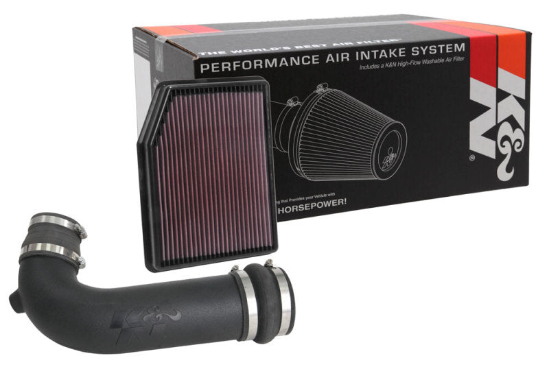 K&N Engineering 63-3116 K&N 19-20 Chevrolet Silverado V6-4.3L AirCharger Performance Intake Kit