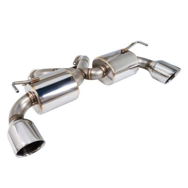 Remark RK-A2063N-01 Nissan 370Z (Z34) V2 Axle Back Exhaust w/Stainless Steel Double Wall Tip