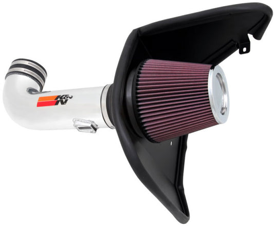 K&N Engineering 69-4519TP K&N 10 Camaro 6.2L V8 Polished Typhoon Short RAM Intake