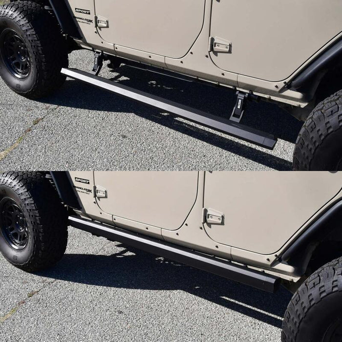 Westin 29-23295 07-18 Jeep Wrangler JK Unlimited Pro-e Electric Running Boards - Textured Black