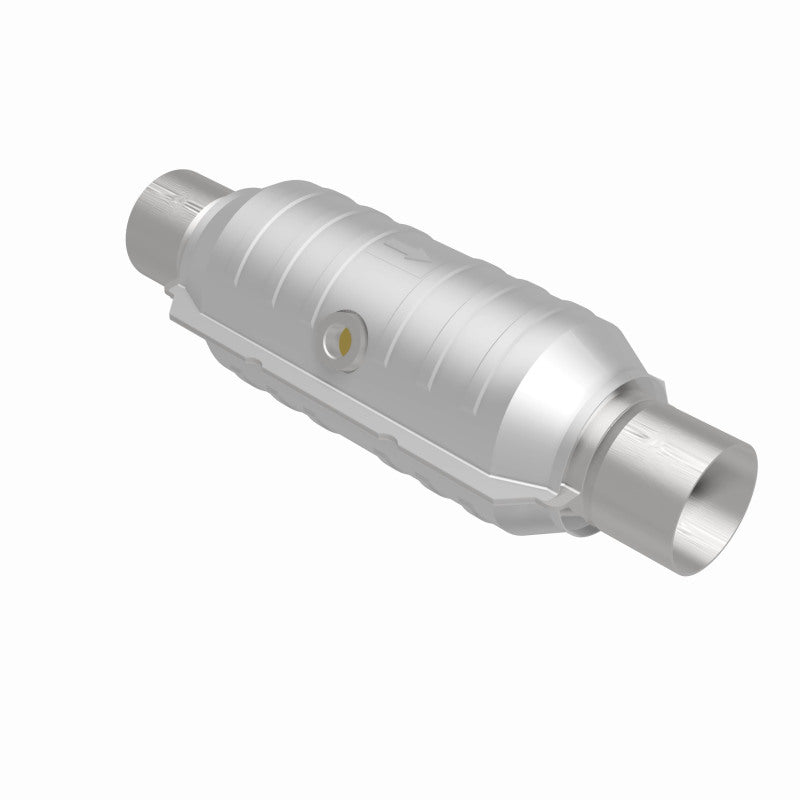Magnaflow 51355 MagnaFlow Conv Univ 2.25in Inlet/Outlet Center/Center Round 11in Body L x 5.125in W x 15in Overall L