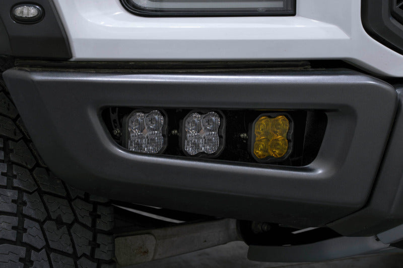 Diode Dynamics DD6366 17-20 Ford Raptor SS3 LED Fog Light Kit - Yellow Pro