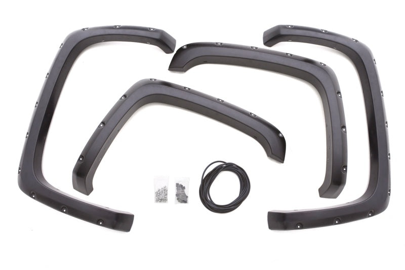 LUND RX106S Lund 07-13 Chevy Silverado 1500 RX-Rivet Style Smooth Elite Series Fender Flares - Black (4 Pc.)