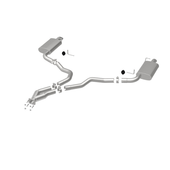 Magnaflow 16710 MagnaFlow 75-79 Chevy Corvette V8 5.7L Dual Split Rear Exit Stainless Cat-Back Perf Exhaust