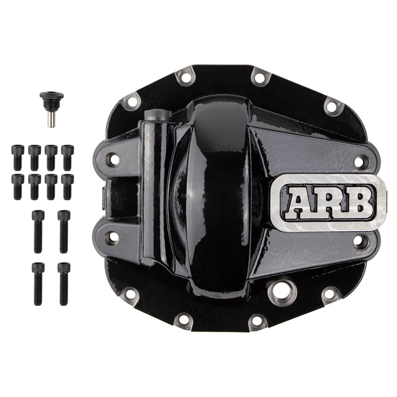 ARB 0750011B Diff Cover Blk Jeep JL Rubicon Front