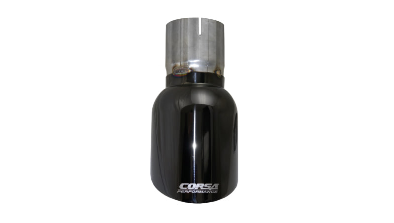 CORSA Performance TK009BLK Corsa 2009-2019 Single Universal 3.0in Inlet / 4.5in Outlet Black PVD Pro-Series Tip Kit