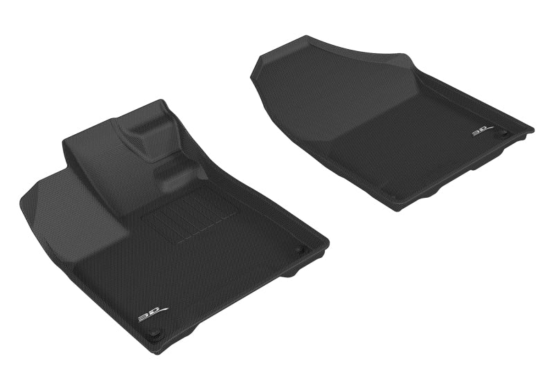 3D MAXpider L1HD08311509 2017-2020 Honda Ridgeline Kagu 1st Row Floormat - Black