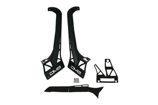 DV8 Offroad LBJL-07 20-22 Jeep JL 392 & JT Mojave A-Pillar Light Bar Mount