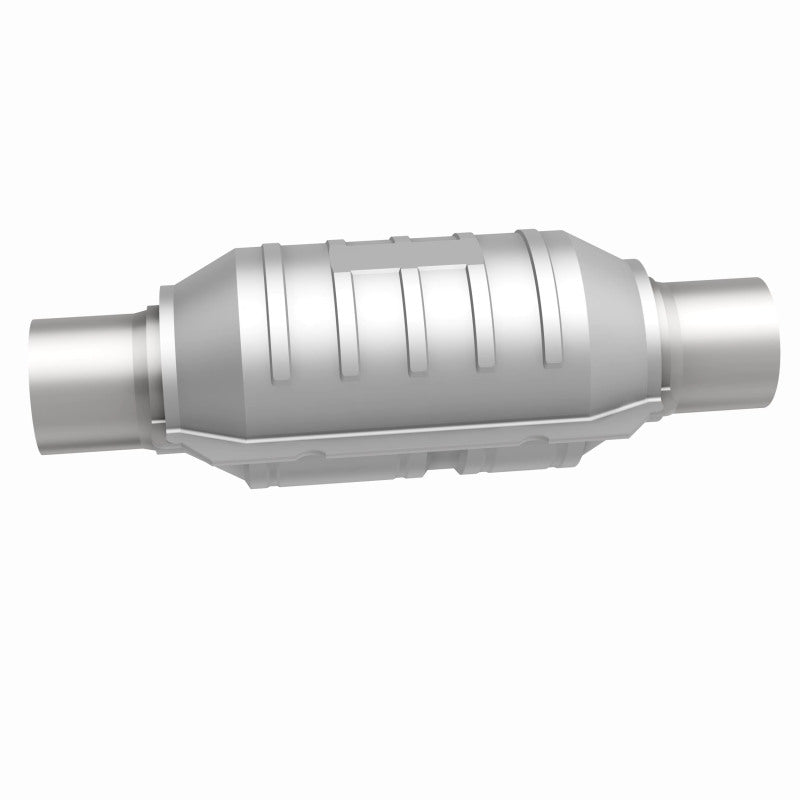 Magnaflow 99209HM MagnaFlow Conv Univ 3in Inlet/Outlet Center/Center Round 9in Body L x 5.125in W x 13in Overall L