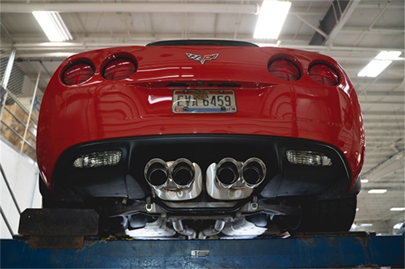 CORSA Performance 21077 Corsa 06-13 Chevy Corvette C6 Z06 7.0L / 09-13 ZR1 6.2L Polished Axle-Back Exhaust w/4.5in Twin Tips