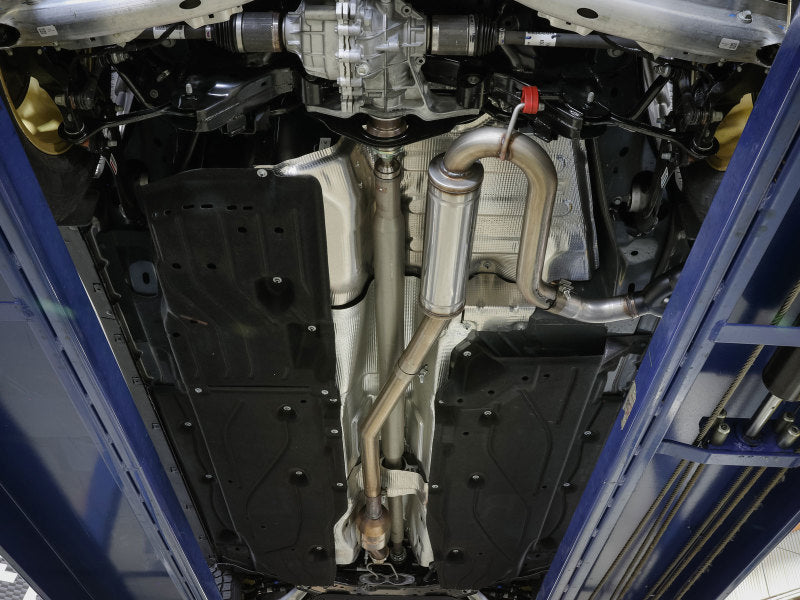 aFe 49-33144-P 22-23 Ford Maverick EcoBoost L4 2.0L(t) Rebel Series 2-1/2in 304 SS Cat-Back w/ Polished Tip