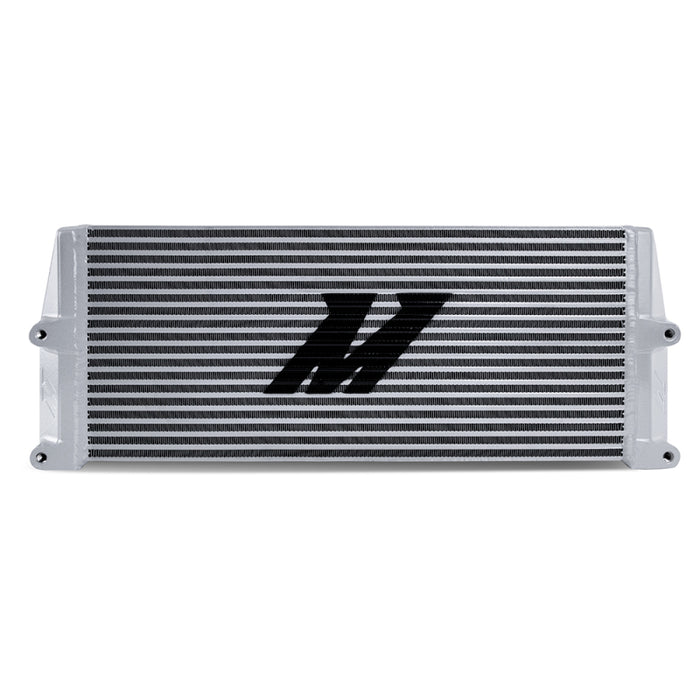 Mishimoto MMOC-SSO-17SL Heavy-Duty Oil Cooler - 17in. Same-Side Outlets - Silver