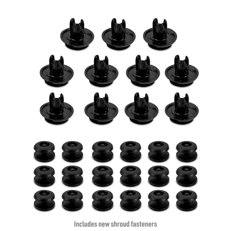 Mishimoto MMTMIC-WRX-22KBKBK 22+ WRX TMIC Kit Black Core Black Pipes