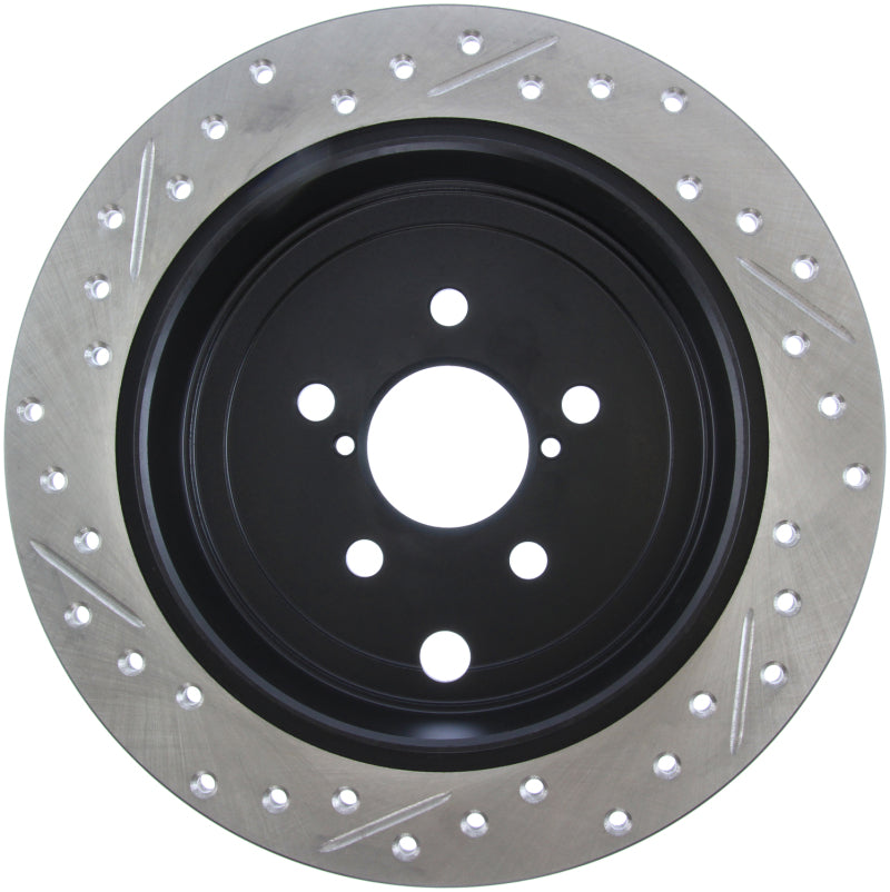 Stoptech 127.47029L StopTech 08-10 Impreza WRX (Exc STi)/08-10 Impreza Coupe/Sedan Slotted & Drilled Left Rear Rotor