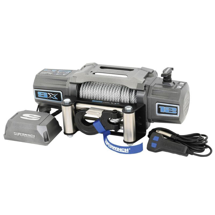 Superwinch 1712200 12000 LBS 12V DC 3/8in x 85ft Wire Rope SX 12000 Winch - Graphite