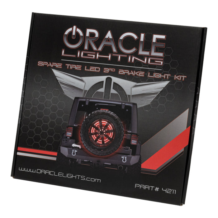 ORACLE Lighting 4211-003 Oracle LED Illuminated Wheel Ring 3rd Brake Light - Red