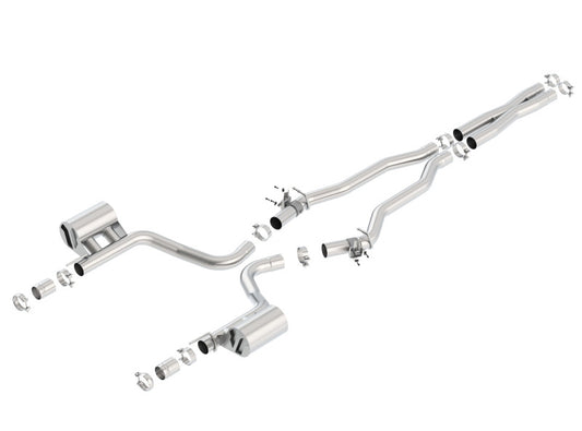 Borla 140646 2015 Dodge Challenger Hellcat 6.2L V8 ATAK Catback Exhaust No Tips Factory Valance