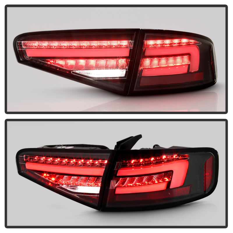 SPYDER 5087171 Spyder 13-16 Audi A4 4DR LED Tail Lights LED Clear Reverse Lights - Black ALT-YD-AA413-SEQ-BK
