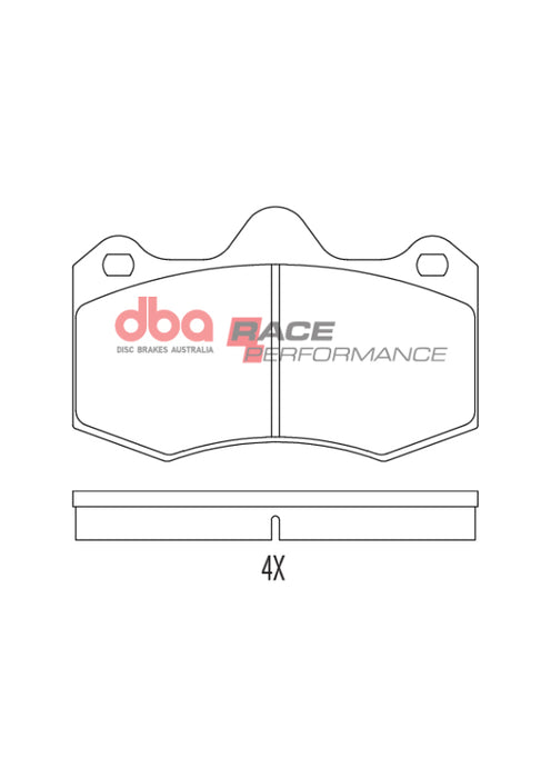 DBA DB1938RP 10-15 Lotus Evora Front RP Performance Brake Pads
