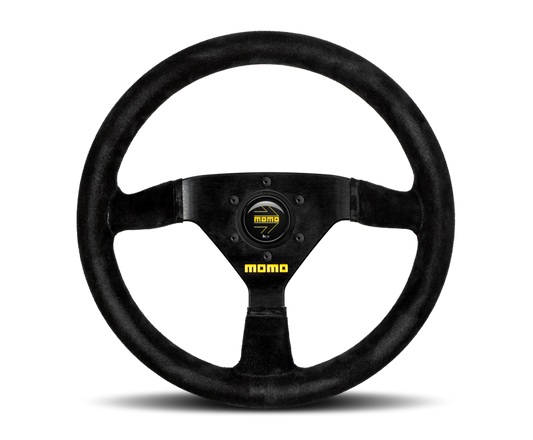 MOMO R1913/35S Momo MOD69 Steering Wheel 350 mm - Black Suede/Black Spokes