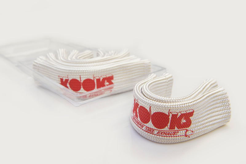 Kooks Headers 750201 Kooks Universal Spark Plug Sleeve Set - Natural w/Red Logo (Set of 8)