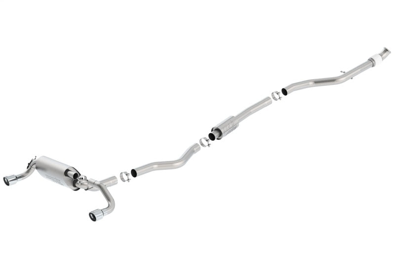 Borla 140580 13-16 BMW 335i / 435i Atak Cat back SS 3.0in, 2.25in 3.5in Tip Single Rolled