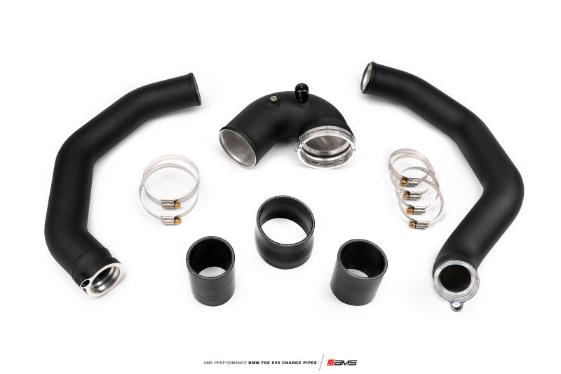 AMS AMS.39.09.0001-1 Performance 15-18 BMW M3 / 15-20 BMW M4 w/ S55 3.0L Turbo Engine Charge Pipes