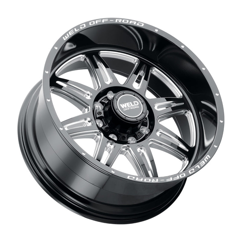 Weld W13200017475 Cheyenne W132 Series 20x10 / 8x170 BP / -18 Offset / 4.75 BS / 125.1 Bore - Gloss Black MIL