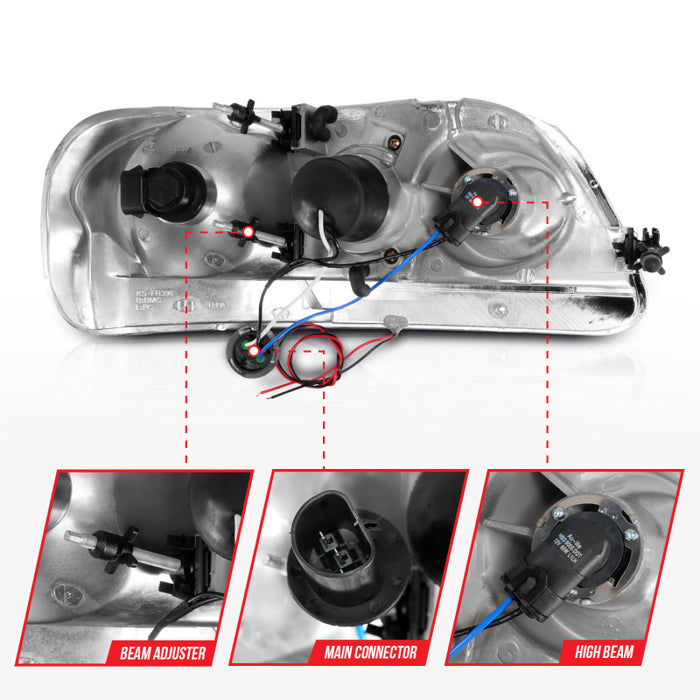 ANZO 111503 ANZ LED/Projector Headlights
