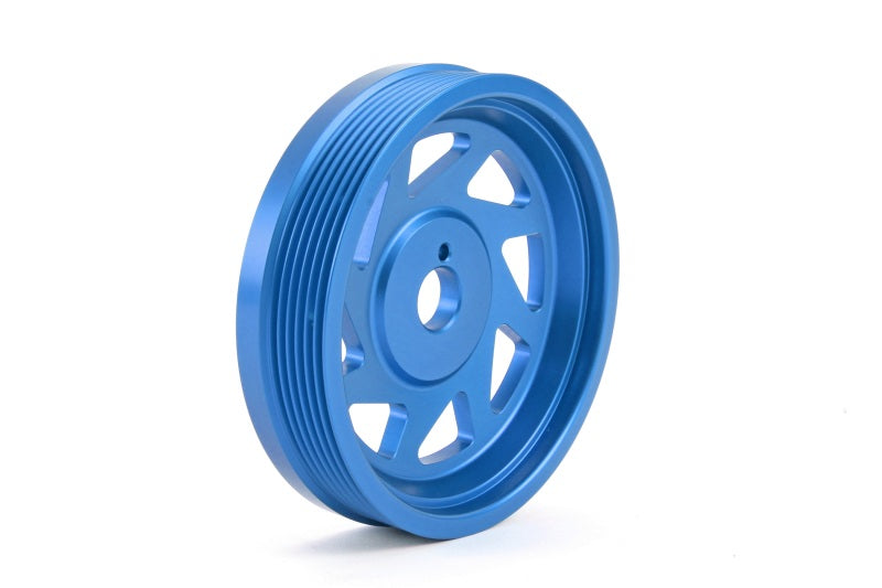 Perrin Performance PSP-ENG-101BL PERRIN 15-18 Subaru WRX / 13-20 BRZ / 14-18 FXT / 13-16 Crosstrek Lightened Crank Pulley - Blue