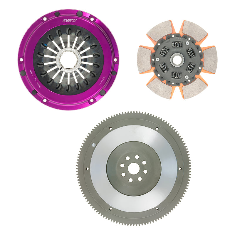 Exedy FH02SD1 2004-2014 Subaru Impreza WRX STI H4 Hyper Single Clutch Sprung Center Disc Pull Type