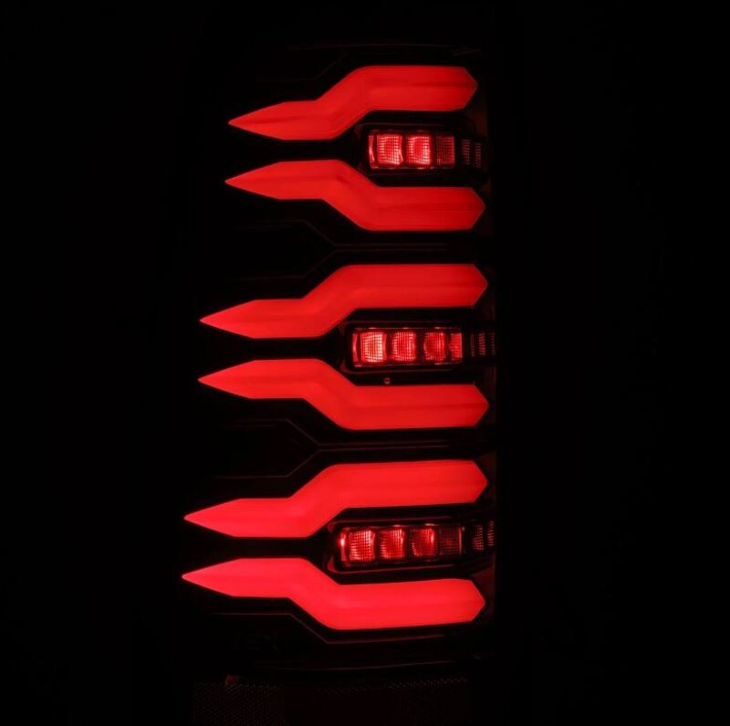 AlphaRex 620005 99-06 Chevrolet Silverado Sierra LUXX-Series LED Tail Lights Alpha-Black