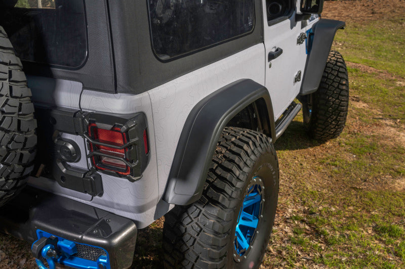 Rugged Ridge 11640.51 Max Terrain Fender Flare Set F & R 18-22 Jeep Wrangler JL