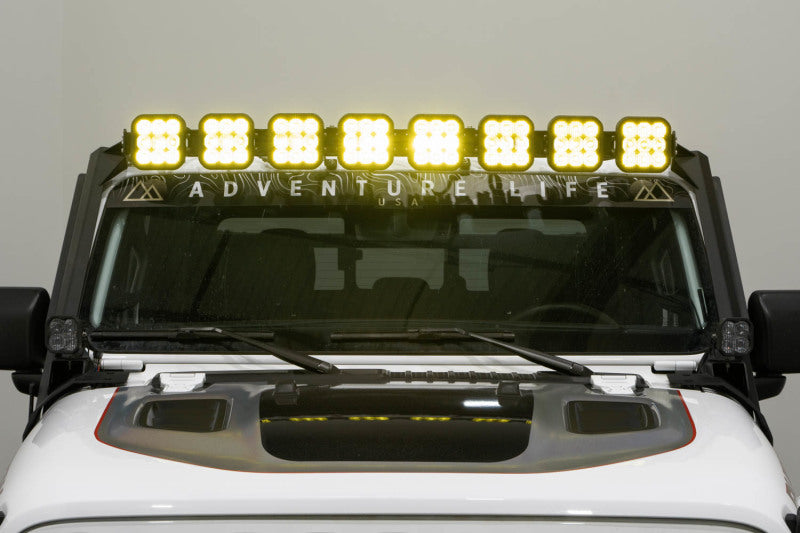 Diode Dynamics DD7262 Jeep JL SS5 Pro CrossLink Windshield - White Combo Lightbar Kit