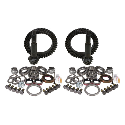 Yukon Gear & Axle ZGK054 USA Standard Gear & Install Kit for Jeep JK Rubicon w/D44 Front & Rear in a 4.56 Ratio