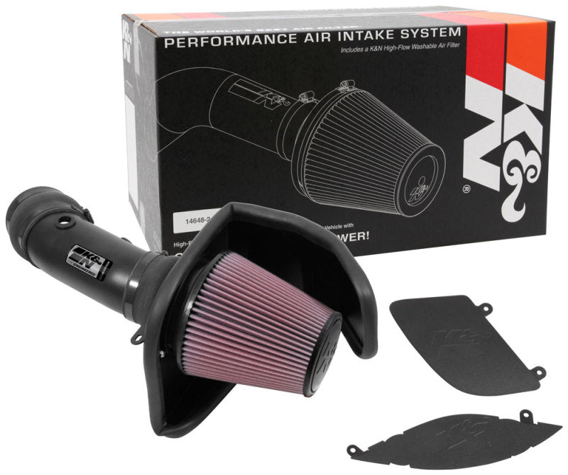 K&N Engineering 69-2553TTK K&N 2017 Dodge Challenger Hellcat SC V8-6.2L F/l Typhoon Air Intake
