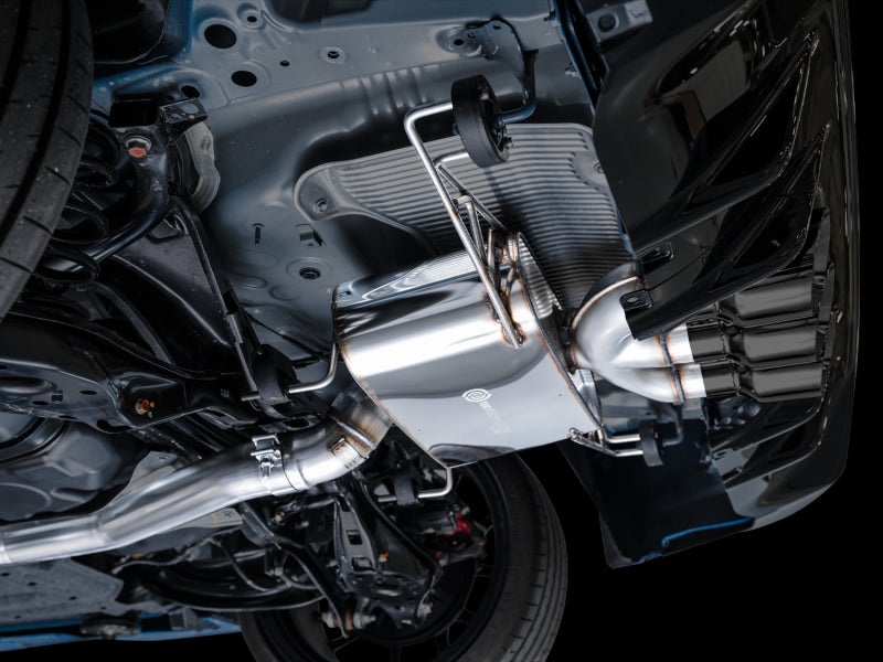 AWE Tuning 3015-53287 2023 Honda Civic Type R FL5 Touring Edition Exhaust w/ Triple Diamond Black Tips