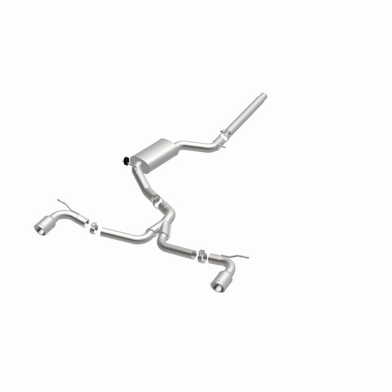 Magnaflow 15357 MagnaFlow SYS C/B Dual Split Rear Exit 4in Polished Tips 2015 VW GTI 2.0L Turbo