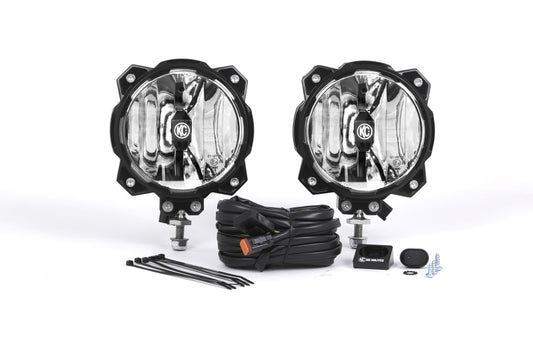 KC HiLiTES 91301 6in. Pro6 Gravity LED Light 20w Single Mount Spot Beam (Pair Pack System)