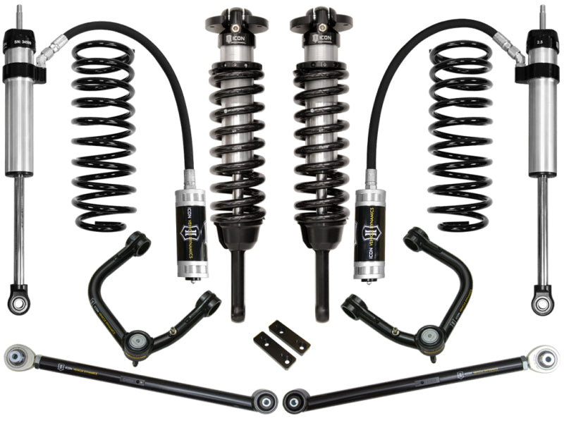 ICON K53054T 03-09 Toyota 4Runner/FJ 0-3.5in Stage 4 Suspension System w/Tubular Uca