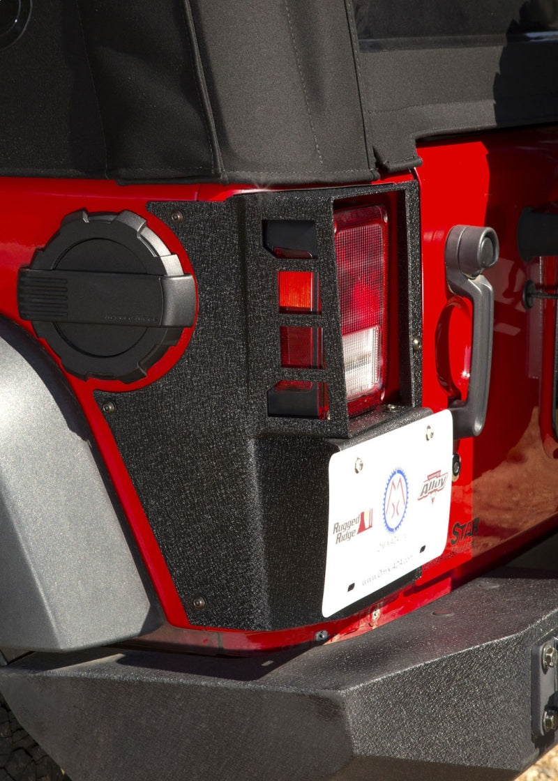Rugged Ridge 11615.21 XHD Corner Guard Rear 07-18 Jeep Wrangler JK 2-Door