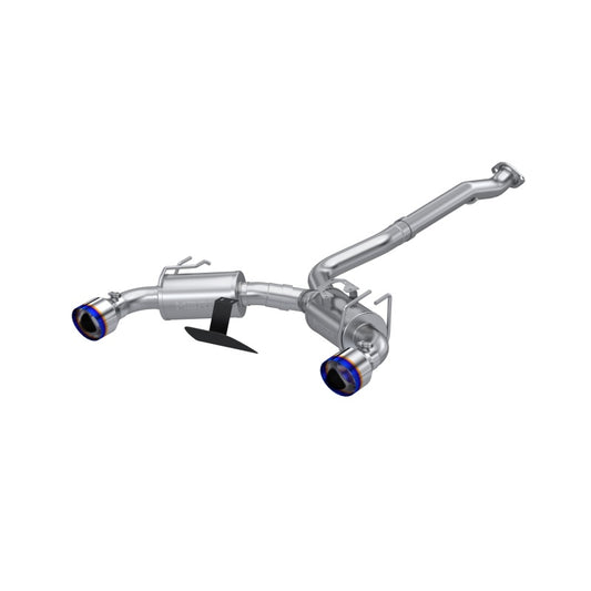 MBRP S43023BE 2023 Toyota Corolla GR 1.6L T304 Stainless Steel 3in Cat-Back Dual Split Rear w/ Burnt End Tips