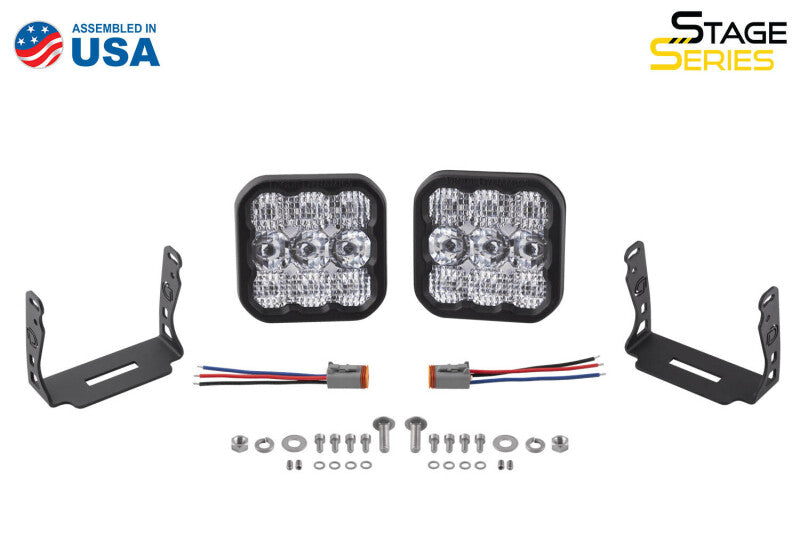 Diode Dynamics DD6769P SS5 LED Pod Sport - White Combo (Pair)