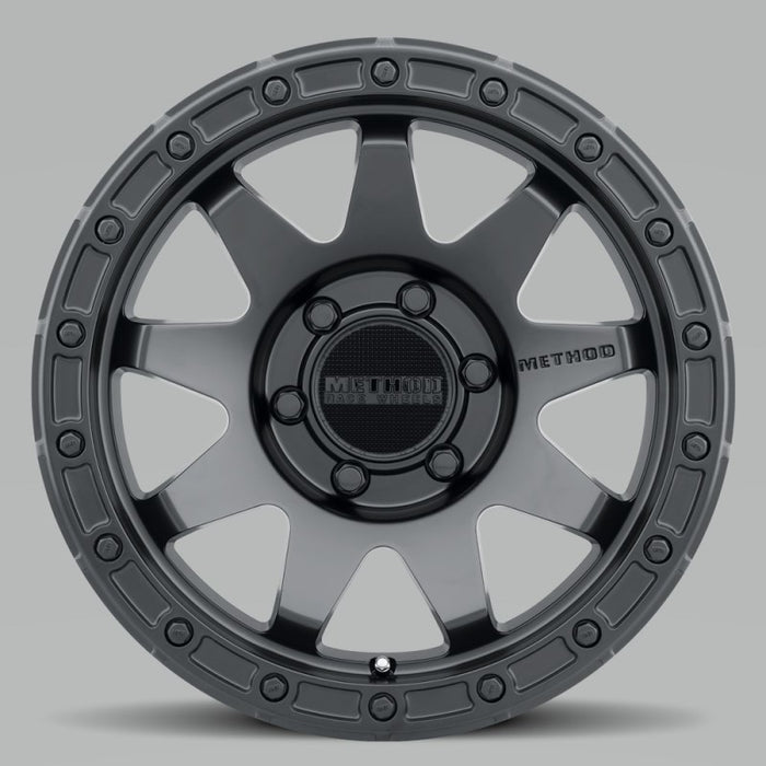 Method Wheels MR31789060518 Method MR317 18x9 +18mm Offset 6x5.5 106.25mm CB Matte Black Wheel