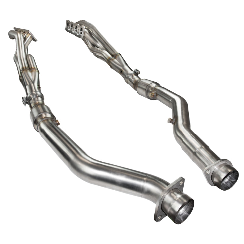 Kooks Headers 3410H431 Kooks 12+ Jeep Grand Cherokee 6.4L 1-7/8in x 3in SS Longtube Headers w/Green Catted Connection Pipes